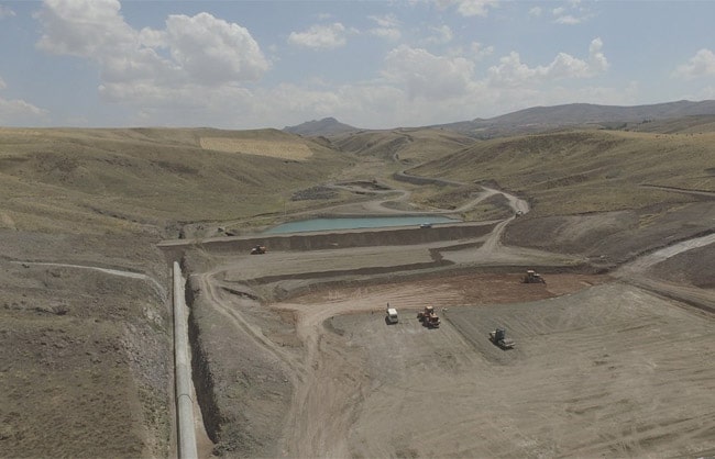 Kartalkaya Dam İnşaatı